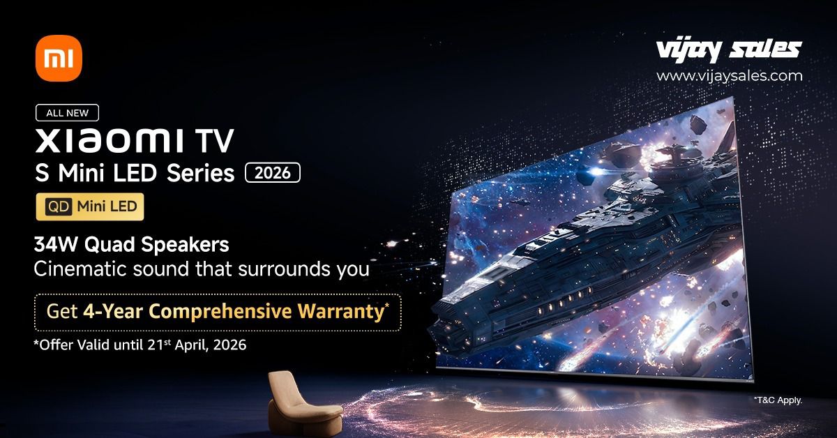 Vijay Sales announces Pre-Orders for Xiaomi TV S Mini LED Series in India
